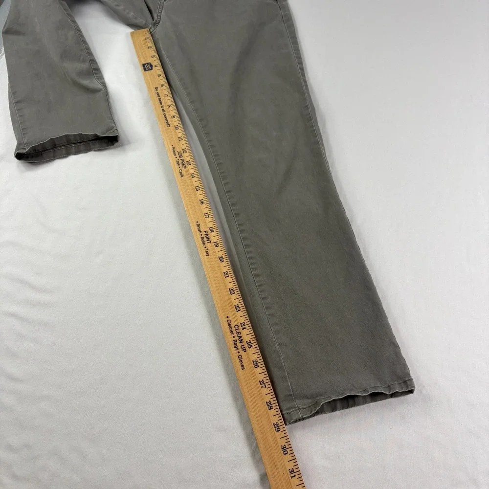 Vuori Pants Mens 33x29‎ Gray Collins Chino Casual Cotton Twill Tapered